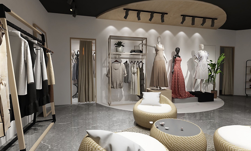 商場(chǎng)店效果圖展示