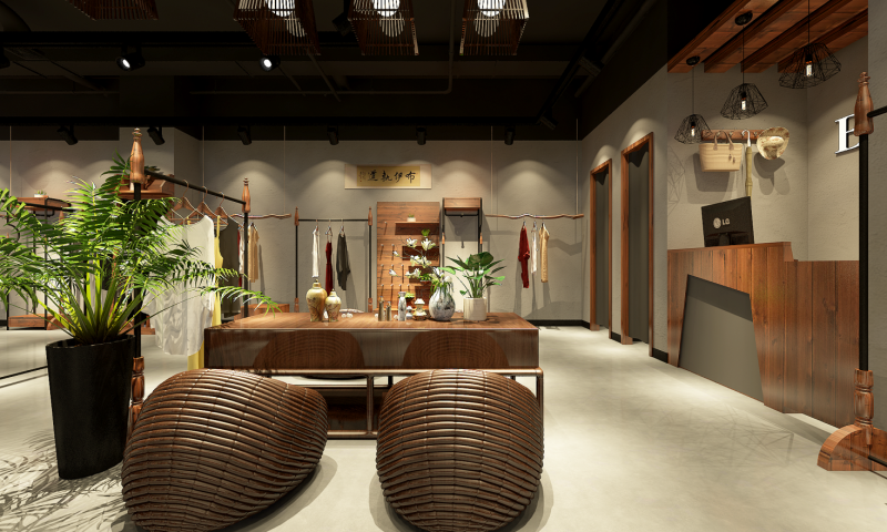 商場店效果圖展示